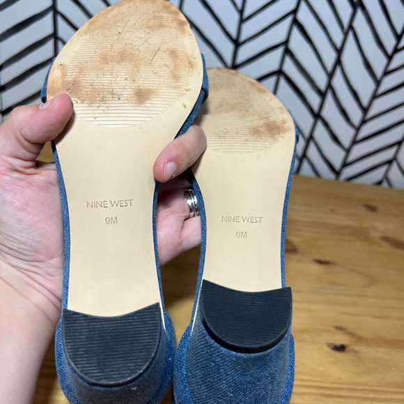 Nine West Women's jean sandals size 9 - Picture 5 of 7